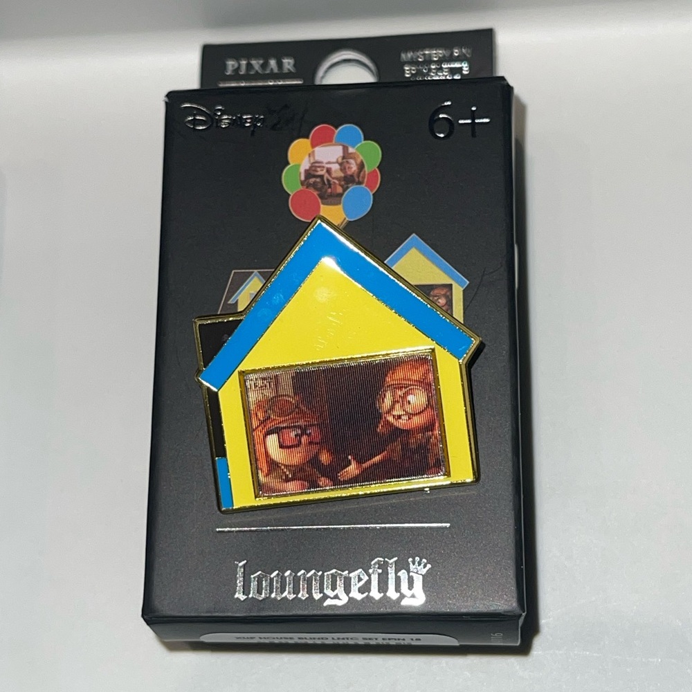 Loungefly Disney Pixar Up House Lenticular Blind Box Enamel Pin OPENED